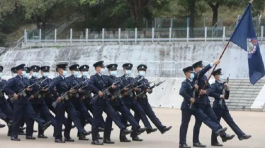 每一步都更靠近祖国！7月1日香港警队全面转用解放军队列！