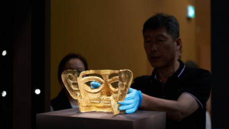 “凝视三星堆”特展文物亮相香港故宫文化博物馆