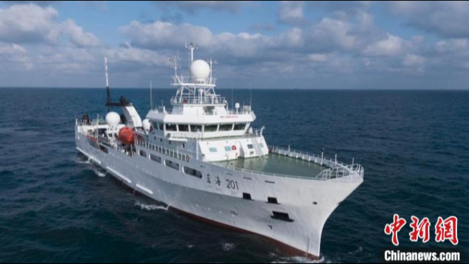 中国自主研制的海洋渔业调查船起航 首次奔赴远洋执行调查任务