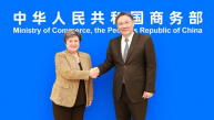 商务部部长王文涛会见国际货币基金组织总裁格奥尔基耶娃