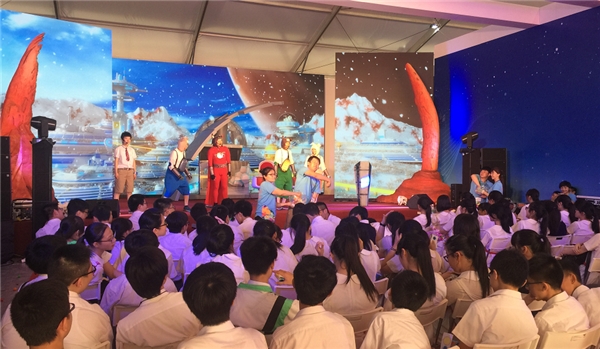 中国科技馆举办了“皮皮火星梦创作与分享公开课”活动