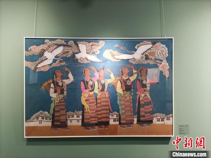 “链接西藏——翟跃飞作品展”在北京开幕