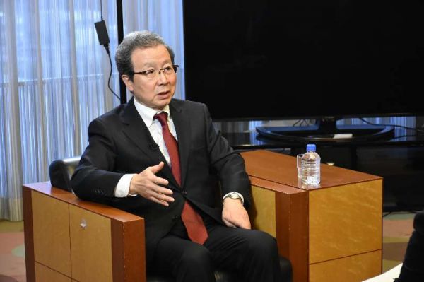 驻日本大使程永华接受日本NHK电视台专访
